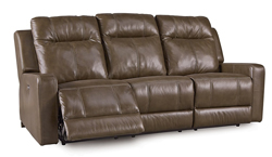 Riley Power Reclining Sofa with Power Headrest support by Palliser Furniture